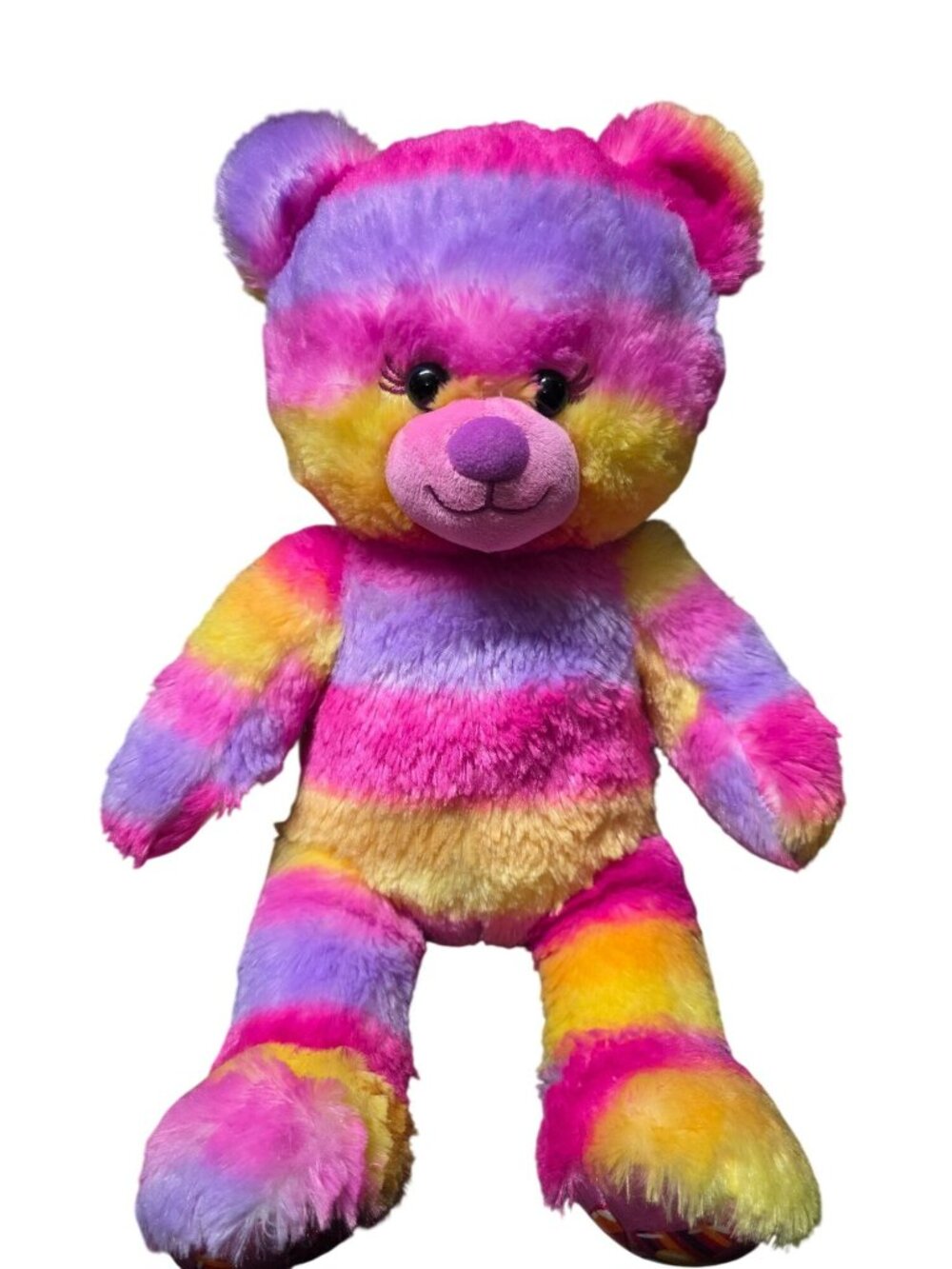 Build-A-Bear Workshop BAB Tropical Popsicle Striped Plush Teddy